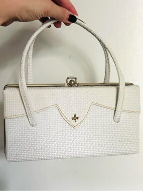 Vintage Top Handle Box Purse